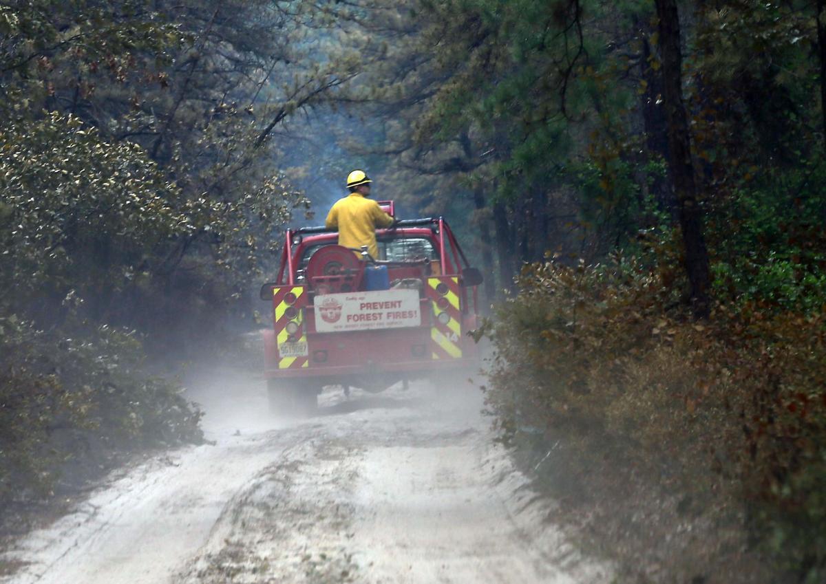 Wharton State Forest fire expected to burn through Saturday News