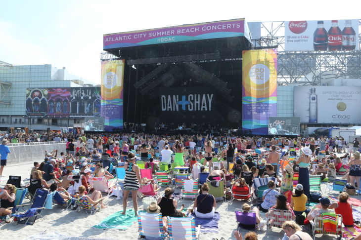 Blake Shelton Beach Concert Concerts Pressofatlanticcity