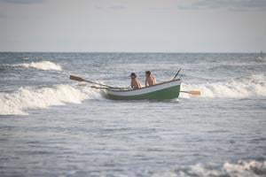 Bob Bechtel and Hayden Smallwood from Margate win the Doubles Row at the Chief Rod Aluise Atlantic City Lifeguard Classic