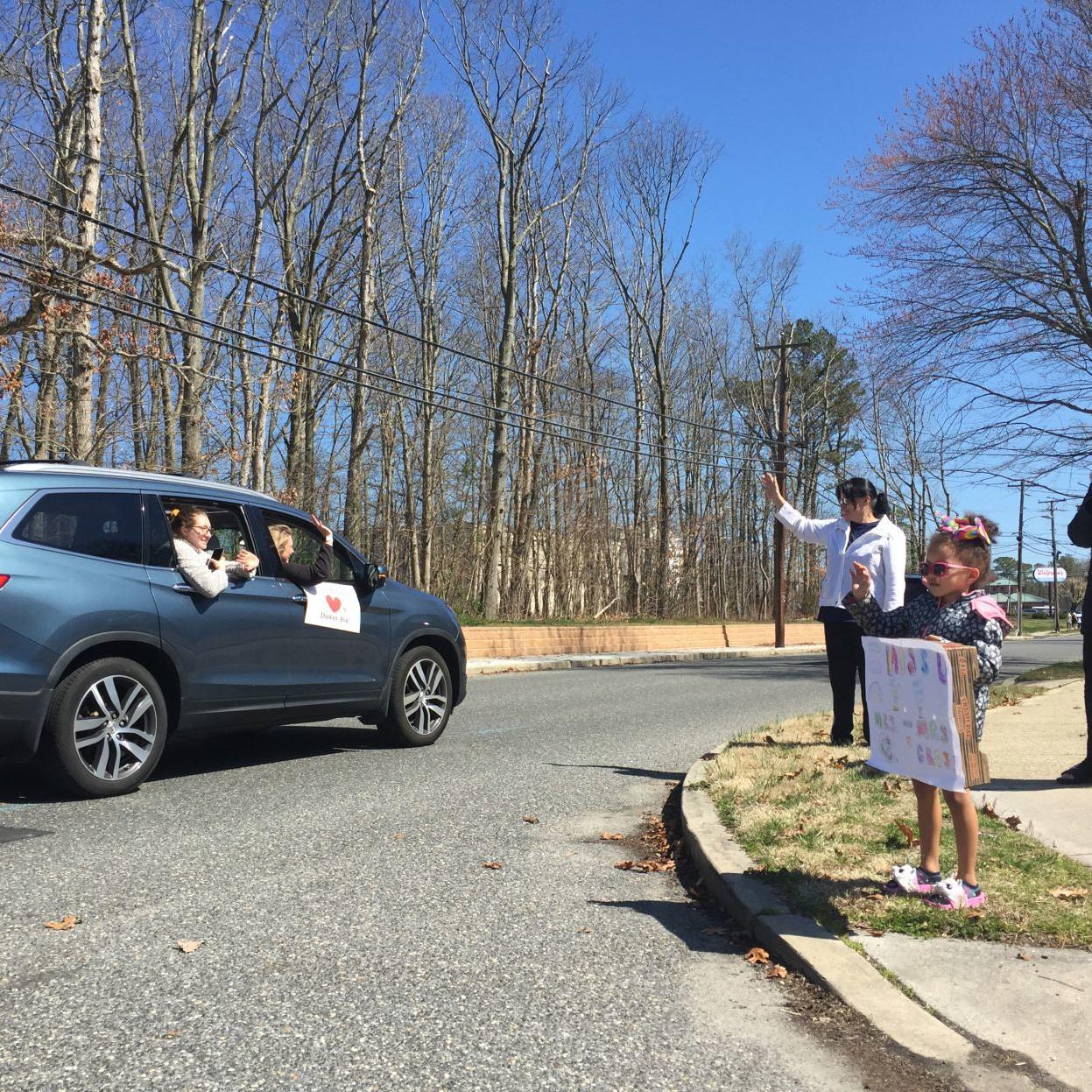 Somers Point School Staff Hold Car Parade For Students We Just