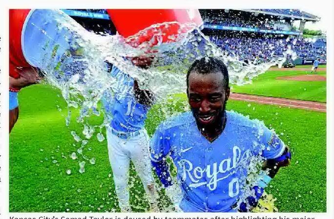Kansas City Royals Rookie Samad Taylor Does Something Only Done