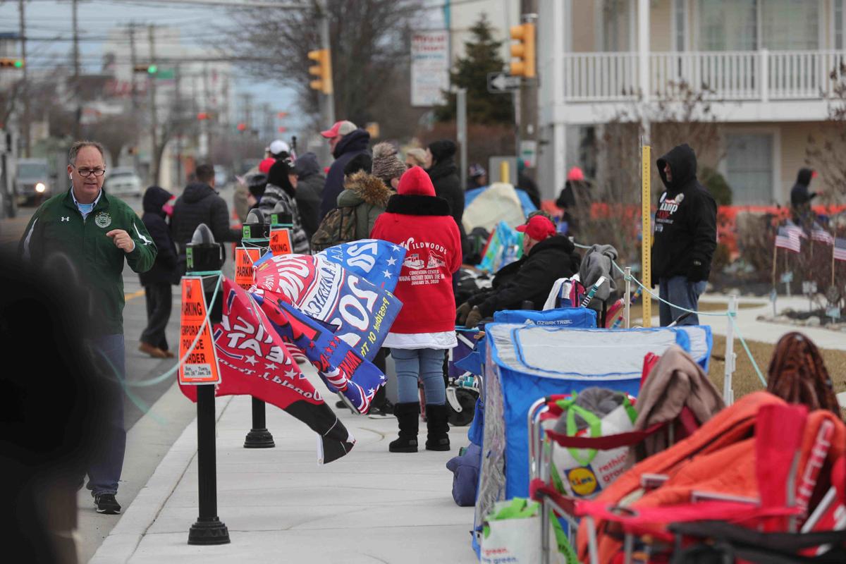 Diehards In Wildwood Camping Out For Tomorrow S Trump Rally