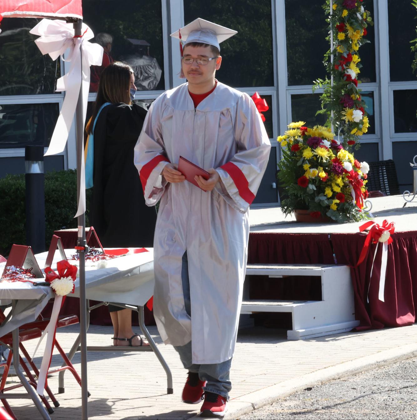 Vineland High School's drivethru graduation