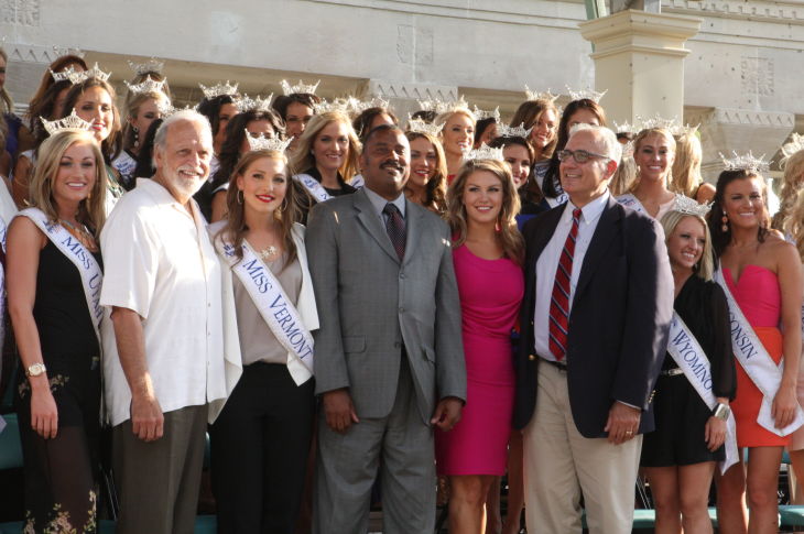 MISS AMERICA ARRIVES