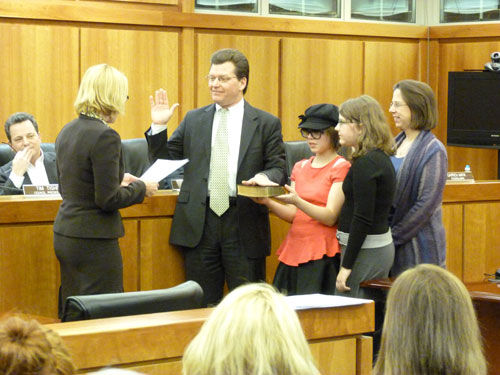 Judge Ridgeway Linwood council begins the year with familiar faces