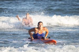 Brigantine's Grace Emig placed first in the Paddleboard during the 56th annual Dutch Hoffman Memorial Lifeguard Championships held in… news image
