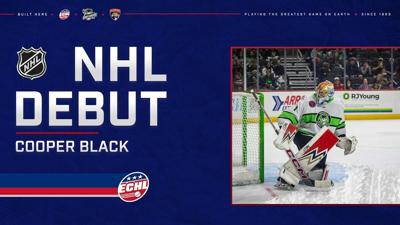Black makes NHL debut