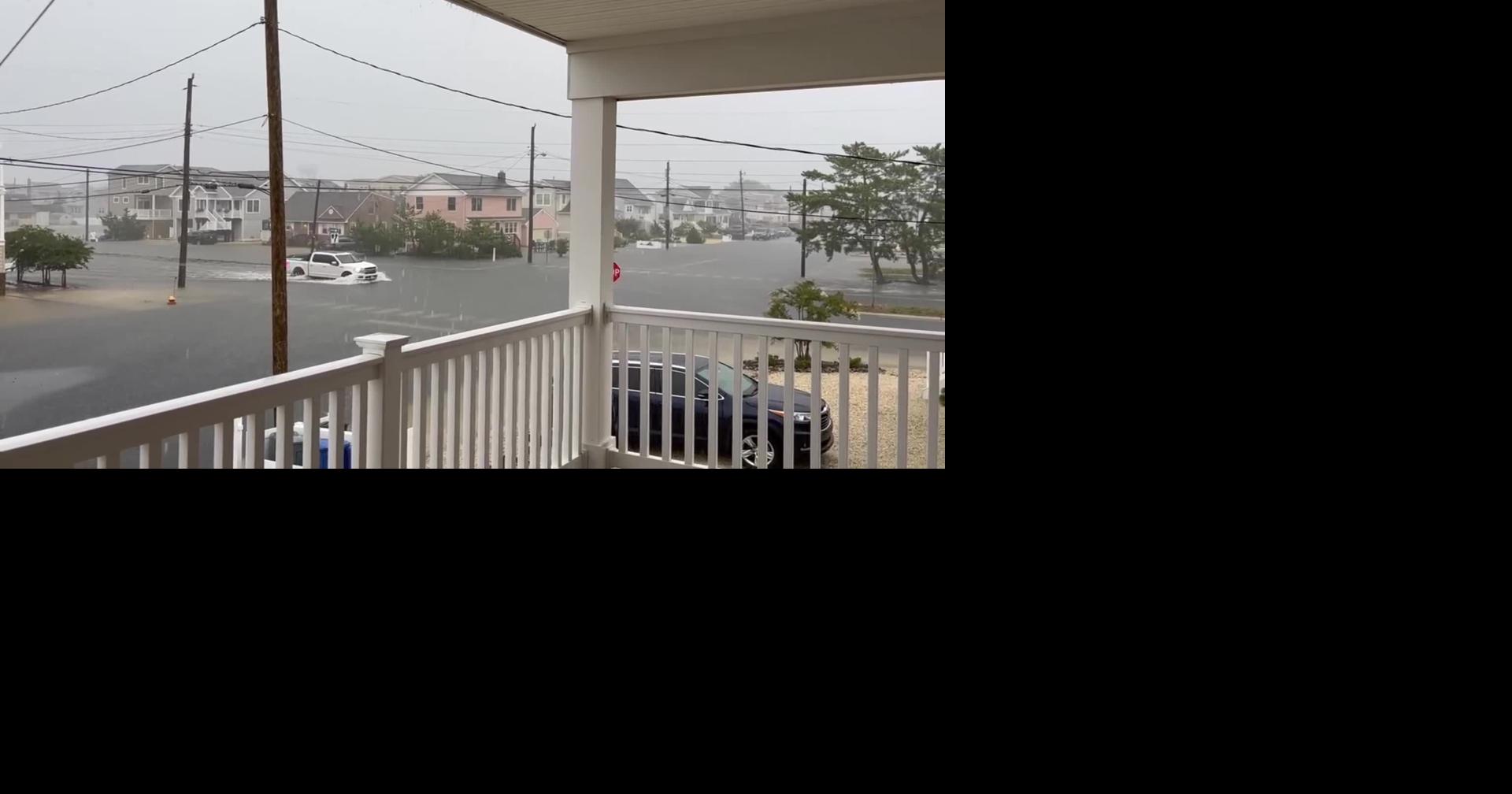 Over 5.5 inches of rain flooded Surf City Monday