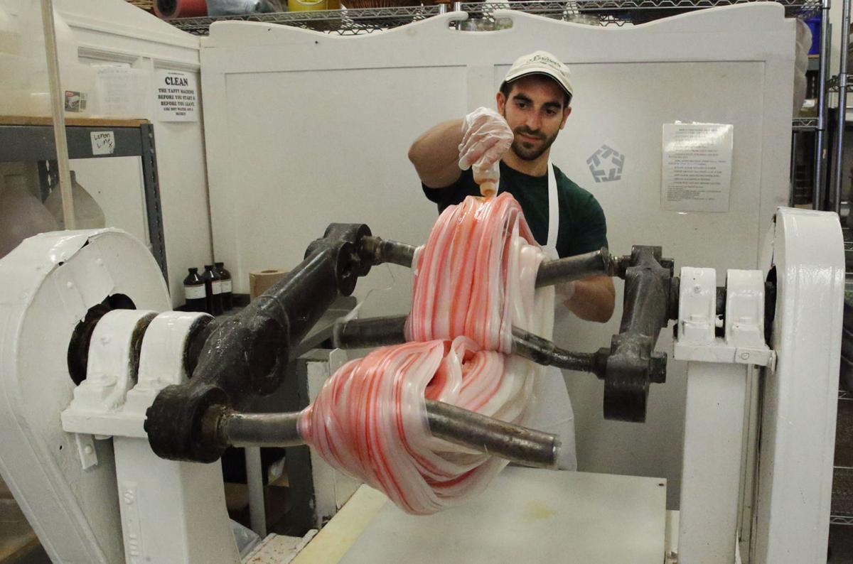 Taffy Making at Shriver's in Ocean City