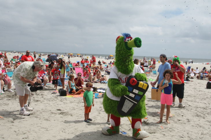 PHILLIES ON THE BEACH