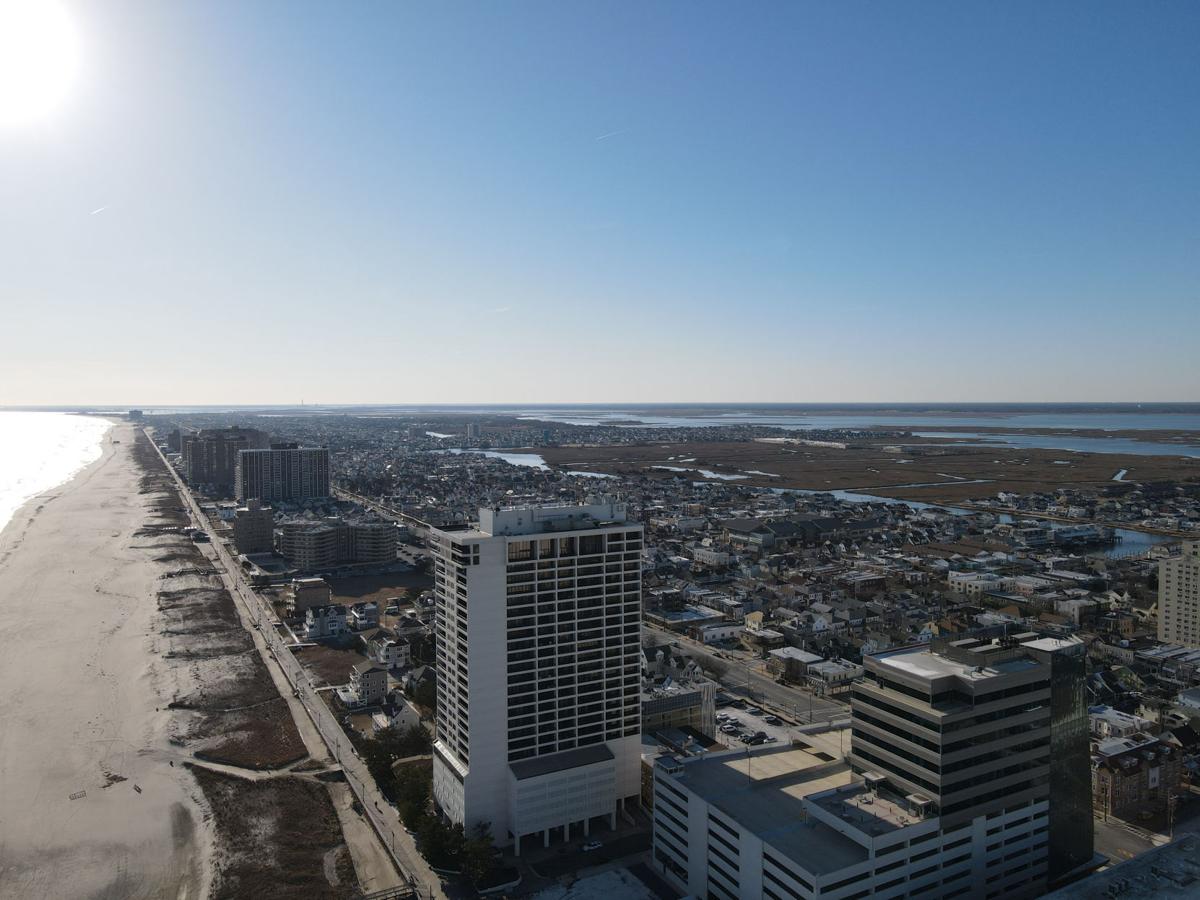 Atlantic City Drone Photos on Sunny, Winter Day