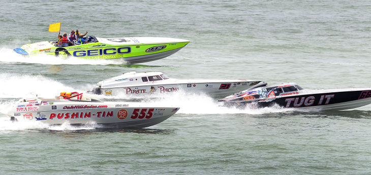 Power boats in Atlantic City