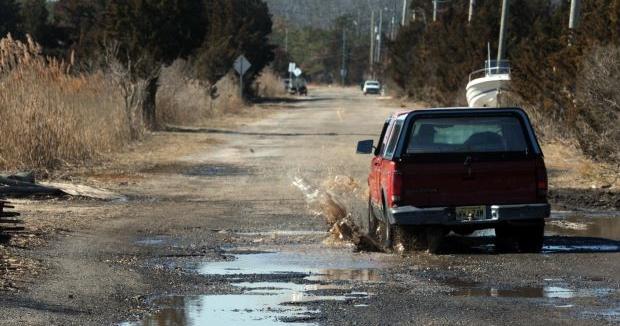 Rough weather has made for bumpy roads in Atlantic County
