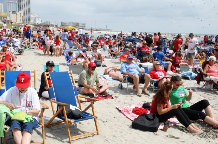 PHILLIES ON THE BEACH