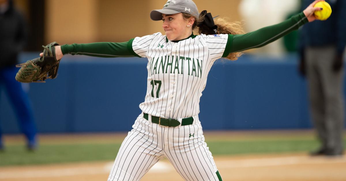 Jessie Rising goes 3-0 for Manhattan, earns weekly pitching award ...