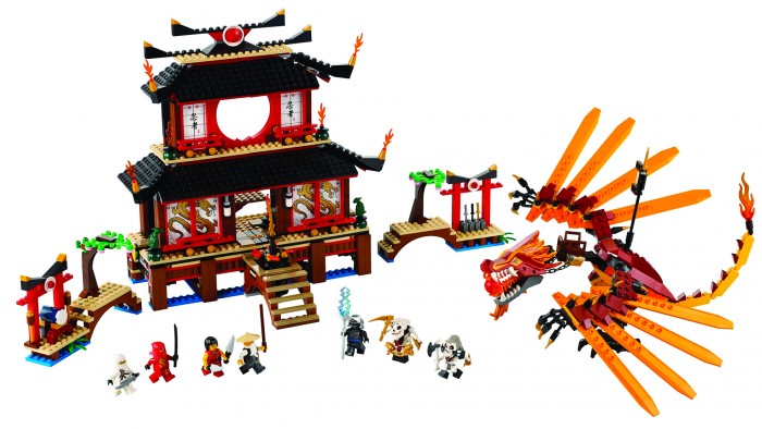 LEGO Ninjago Fire Temple Minecraft Map