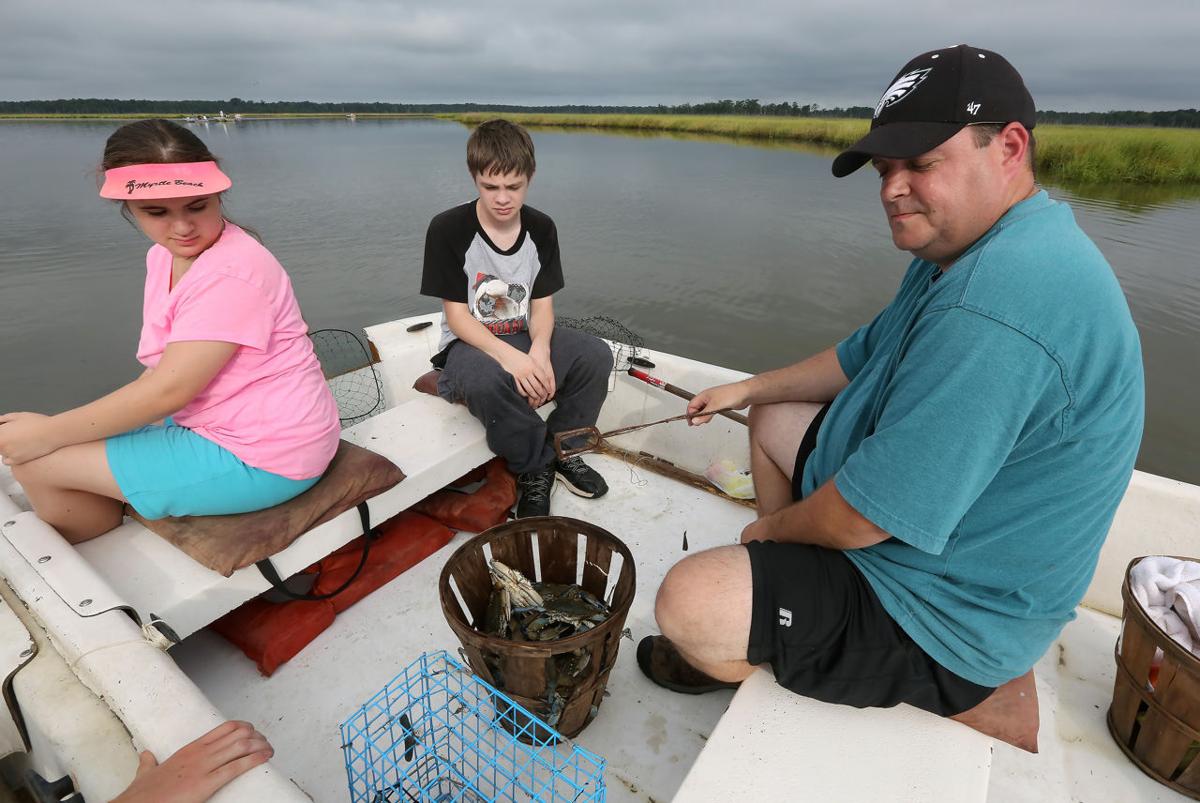 Crabbing at Beaver Dam