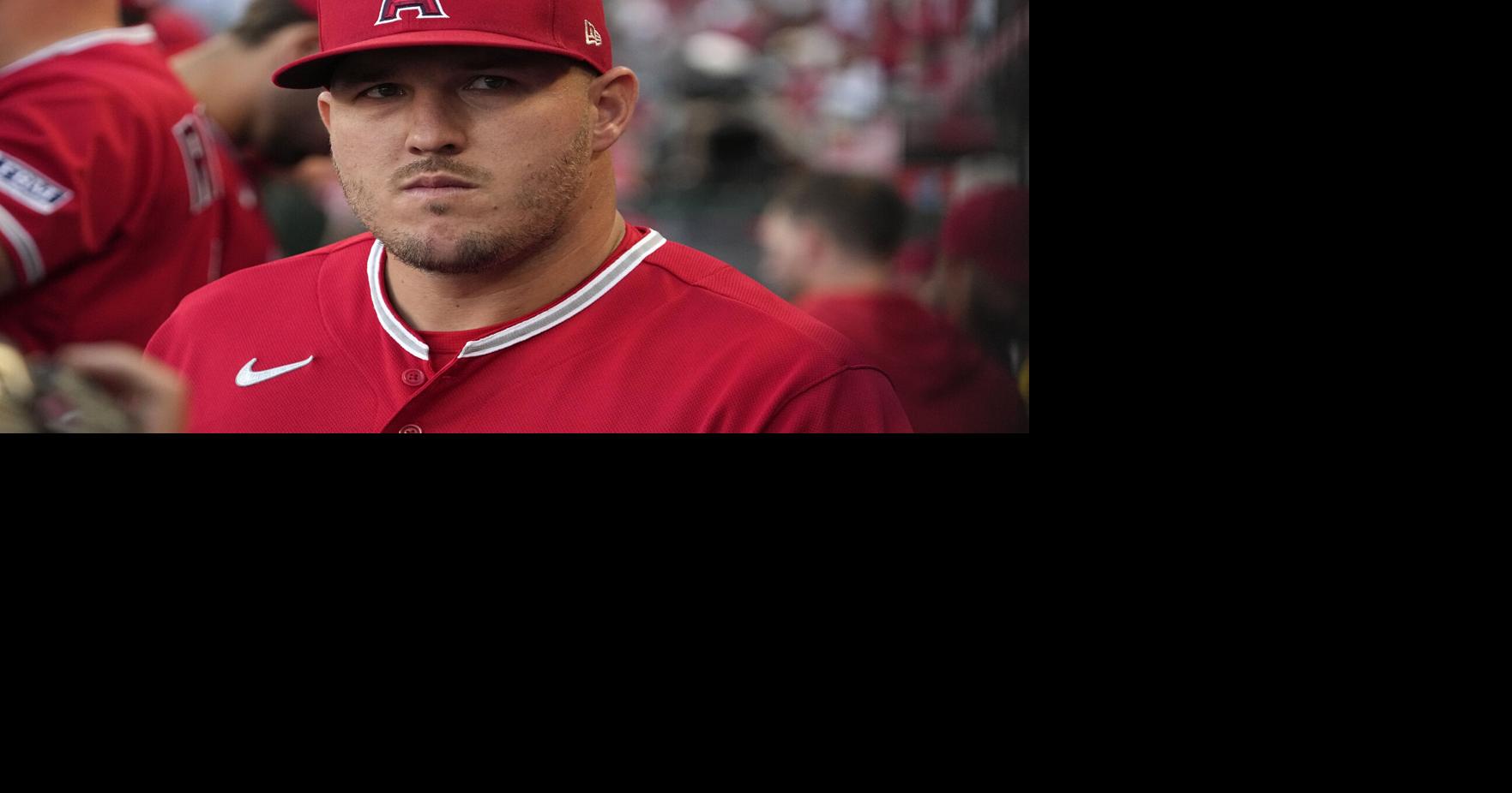 Mike Trout Back Signed Los Angeles Angels 2020 Alternate Jersey
