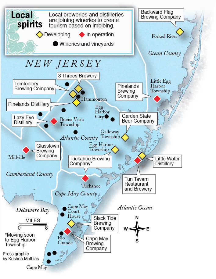 Drink in South Jersey Breweries, distilleries on the rise Money