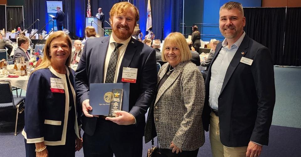Cape May County bizHub Director Christopher Stenger Receives Military Veteran Leadership in Business Award