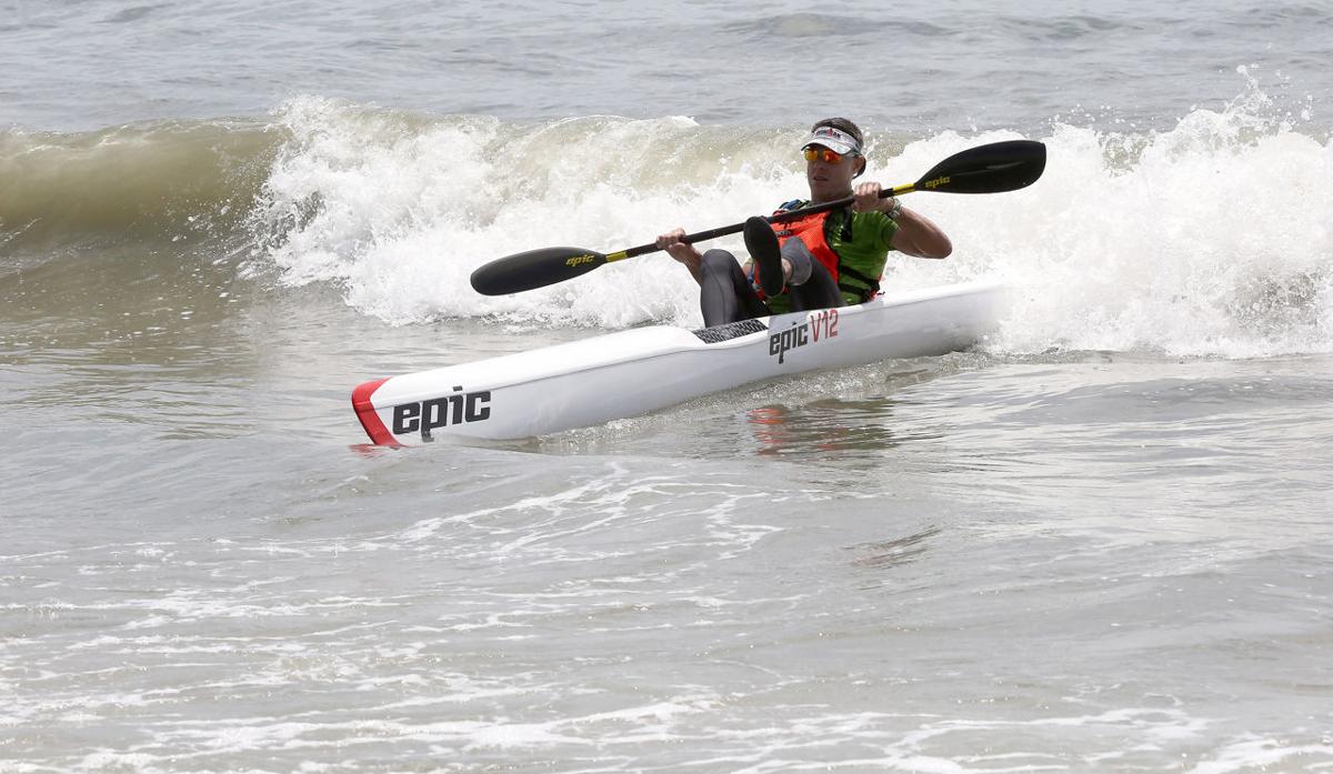 ExWildwood Crest lifeguard wins paddleboard race across Delaware Bay