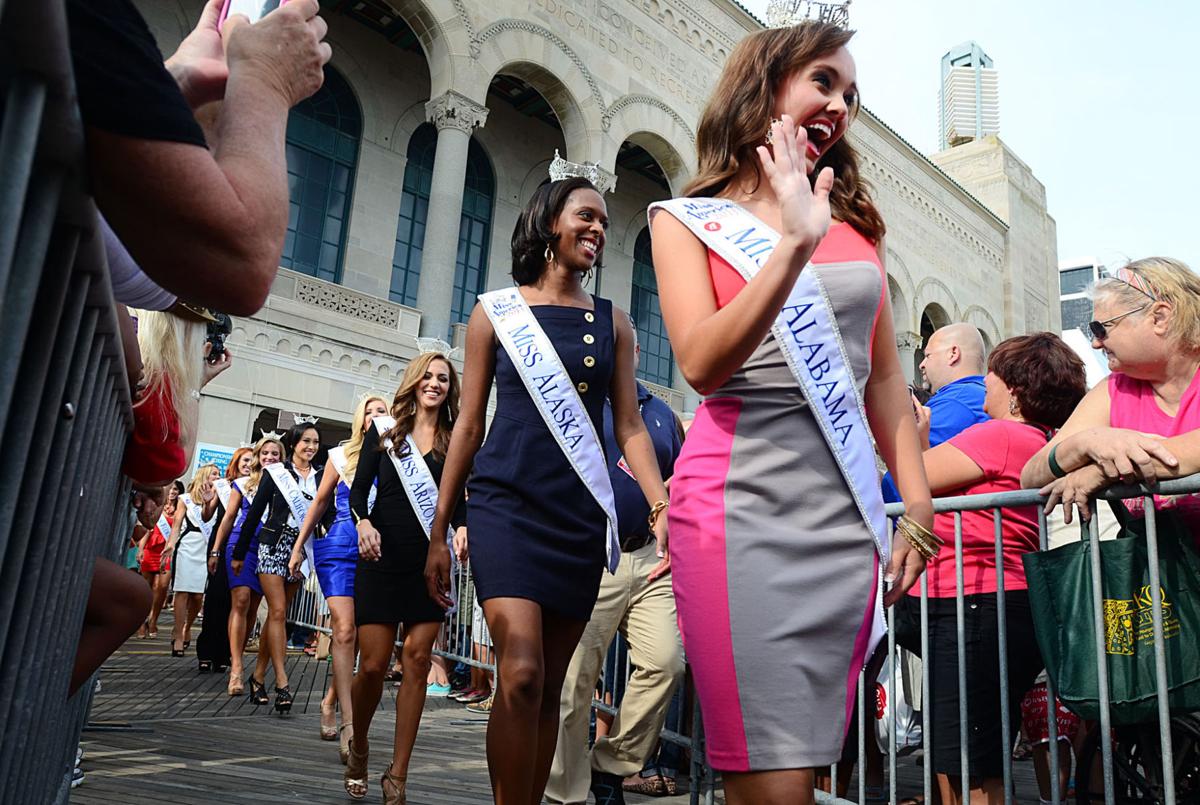 MISS AMERICA ARRIVES