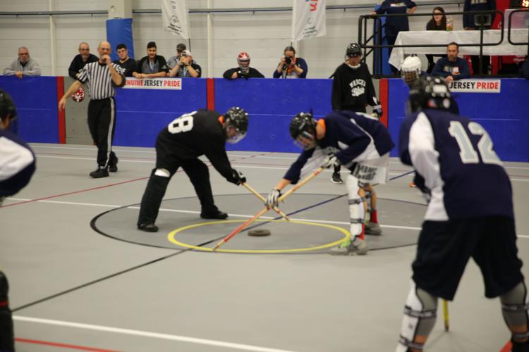 Athletes compete in Special Olympics hockey