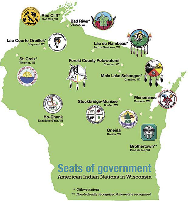 11 Federally Recognized Tribes In Wisconsin