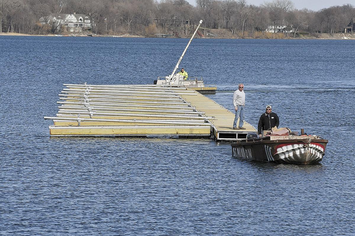 New marina docks begin to take shape | White Bear | presspubs.com