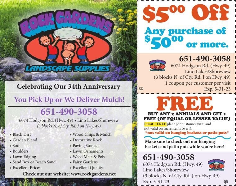 Rock Gardens Lino Lakes Fasci Garden