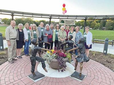 Friendship garden statue unveiled