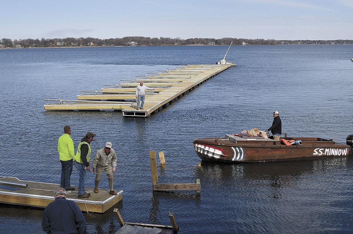 New marina docks begin to take shape | White Bear | presspubs.com