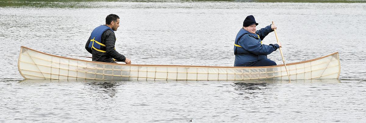 Student boat builders test their creations