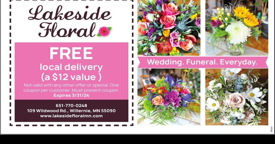 Lakeside Floral Coupons