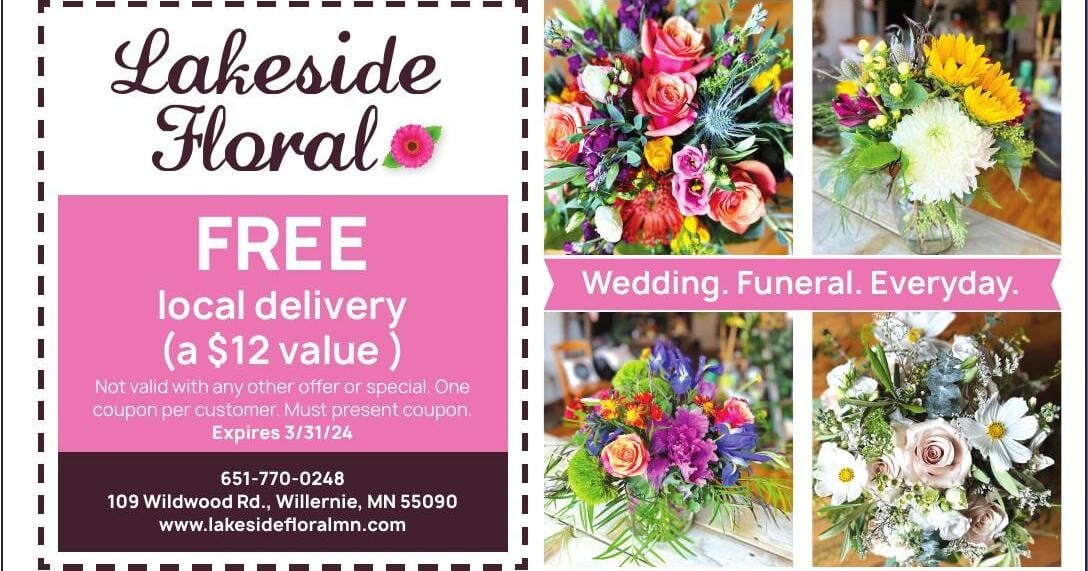 Lakeside Floral Coupons
