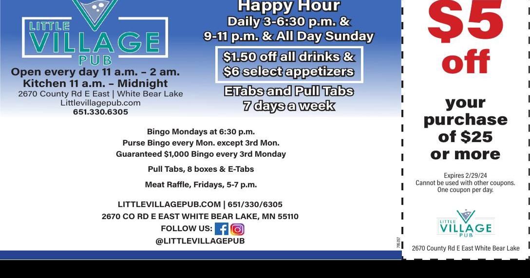 Little Village Coupon | Coupons | presspubs.com