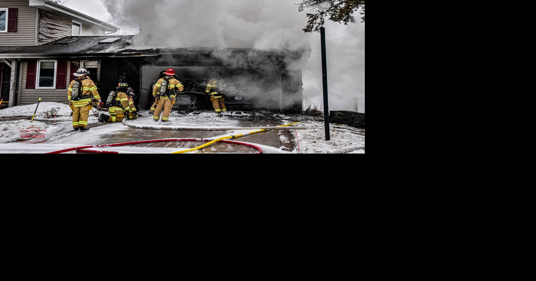 Fire crews battle garage fire in White Bear Lake day after Christmas ...