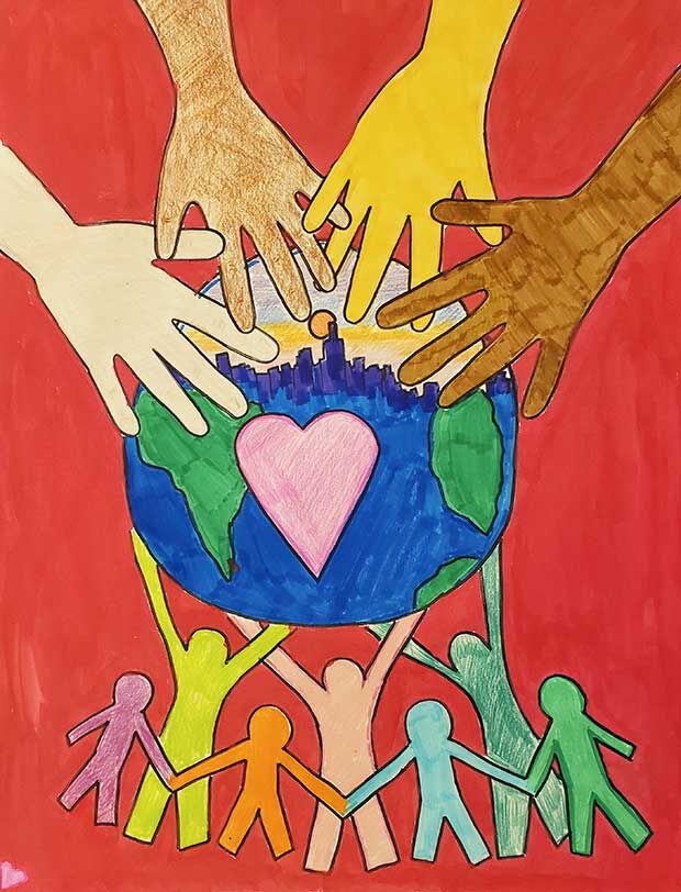 Murray Bridge students win awards in Lions International Peace Poster  Contest