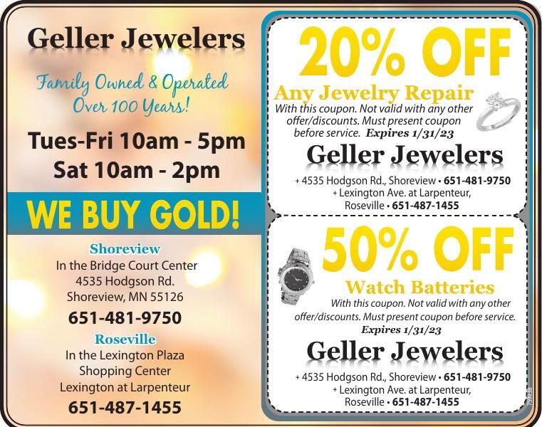 Geller Jewelers | Coupons | presspubs.com
