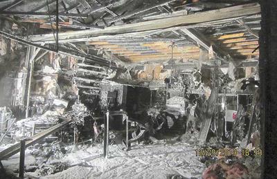 Garage fire out before spread to house