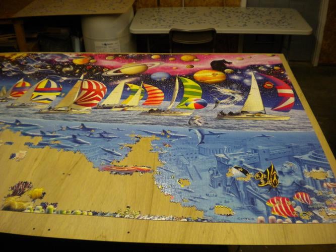 Marietta resident completes massive puzzle with over 40,000 pieces
