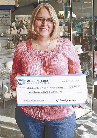 Medicine Chest donates $1,800 to White Bear Lake Area Historical Society
