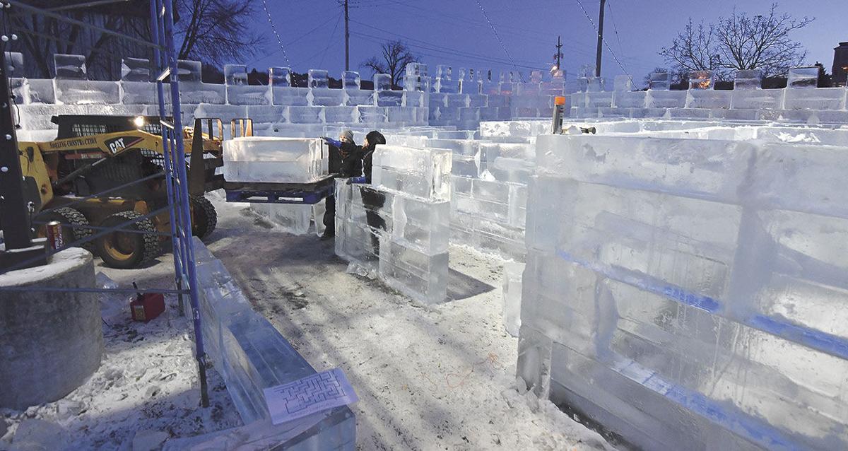 Get Lost In Stillwater S Massive Ice Maze News Presspubs Com