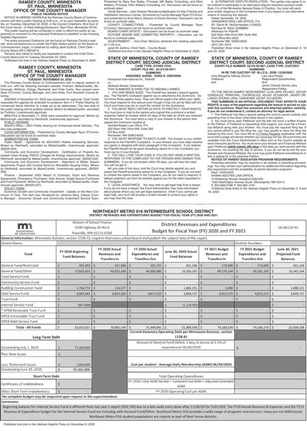 Legals VH 12-9-20_1 | Legal Notices | presspubs.com