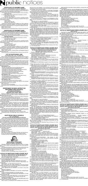 Legals WB 2-26-14 | Legal Notices | presspubs.com