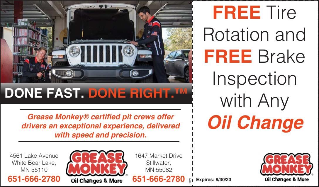 Grease Monkey Coupon Coupons