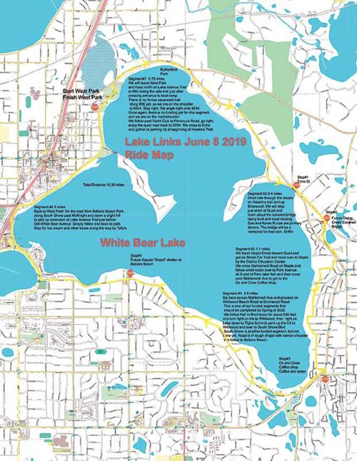 Lake Links hosts 3rd annual bike ride