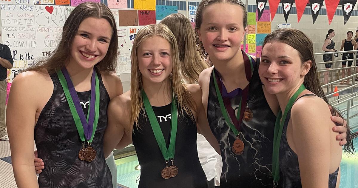 Ruby Learmonth Swimming: Relay team record highlights Bears season finale at section ...