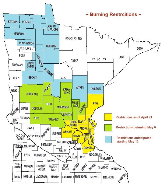 Burning ban begins May 6 News