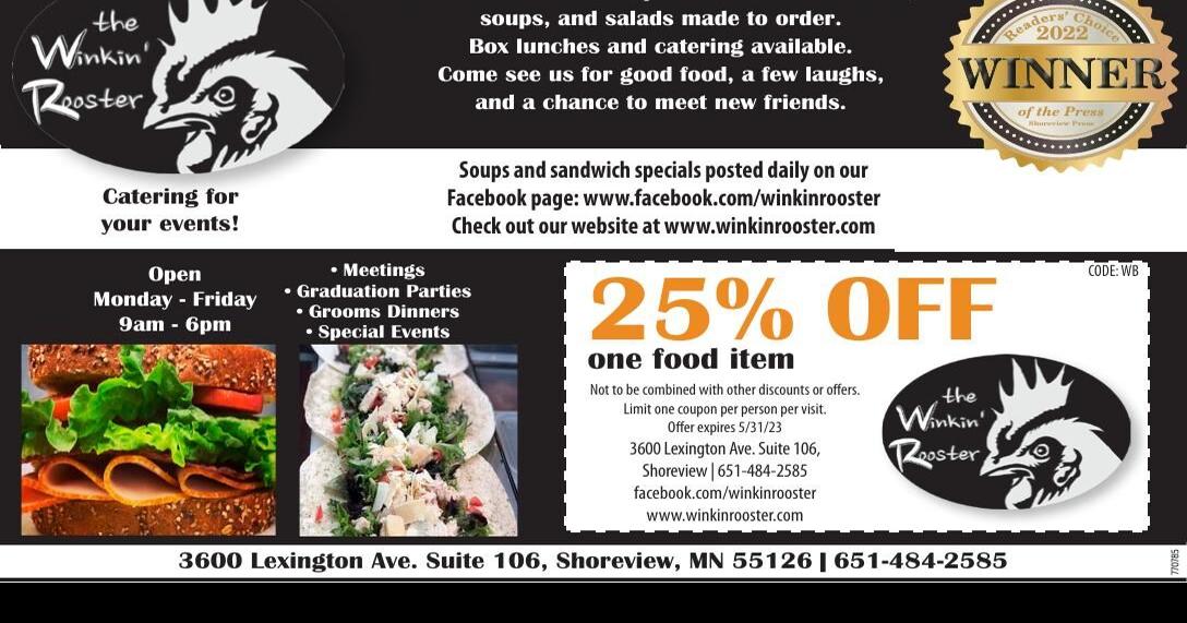 The Winkin Rooster Coupons